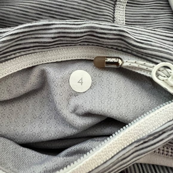 Lululemon Run Inspire Crop II Leggings Wee Are From Space White Combo Fossil 4 - Picture 9 of 11